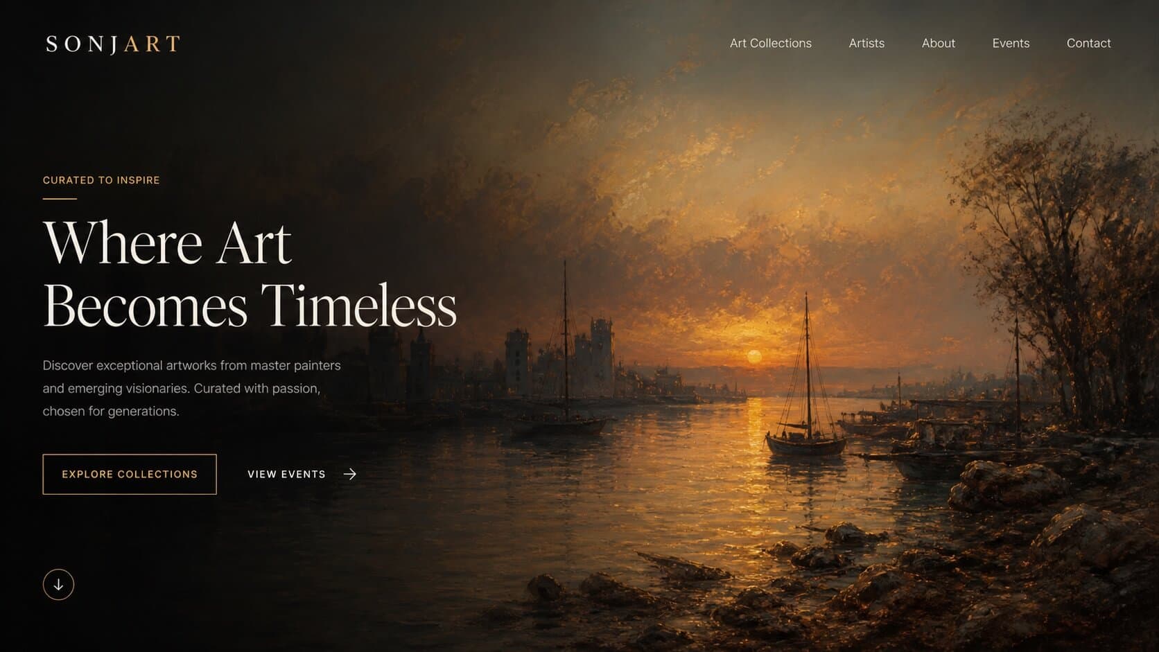 sonjART website