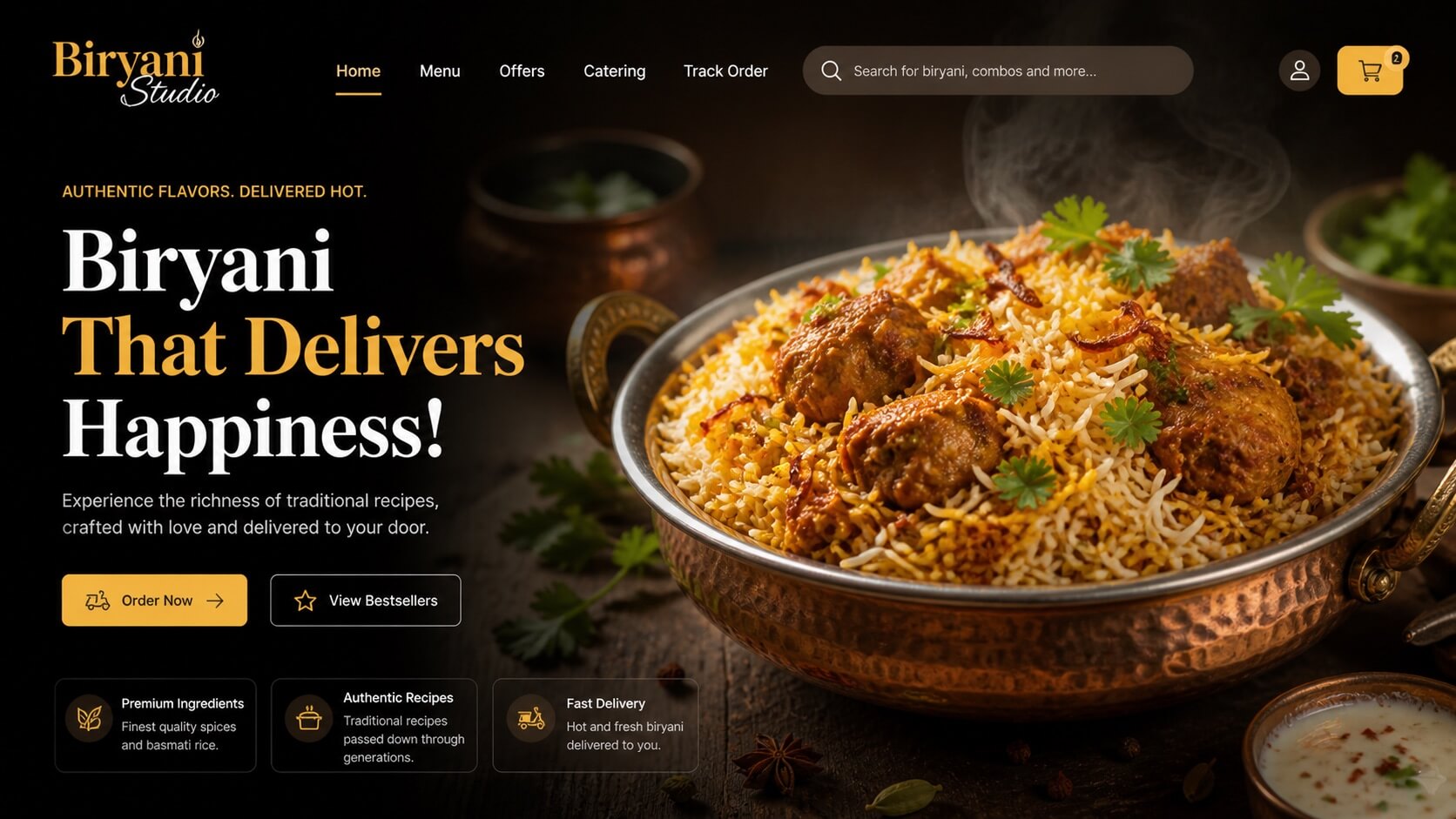 The Biryani Studio - Online Food Ordering India