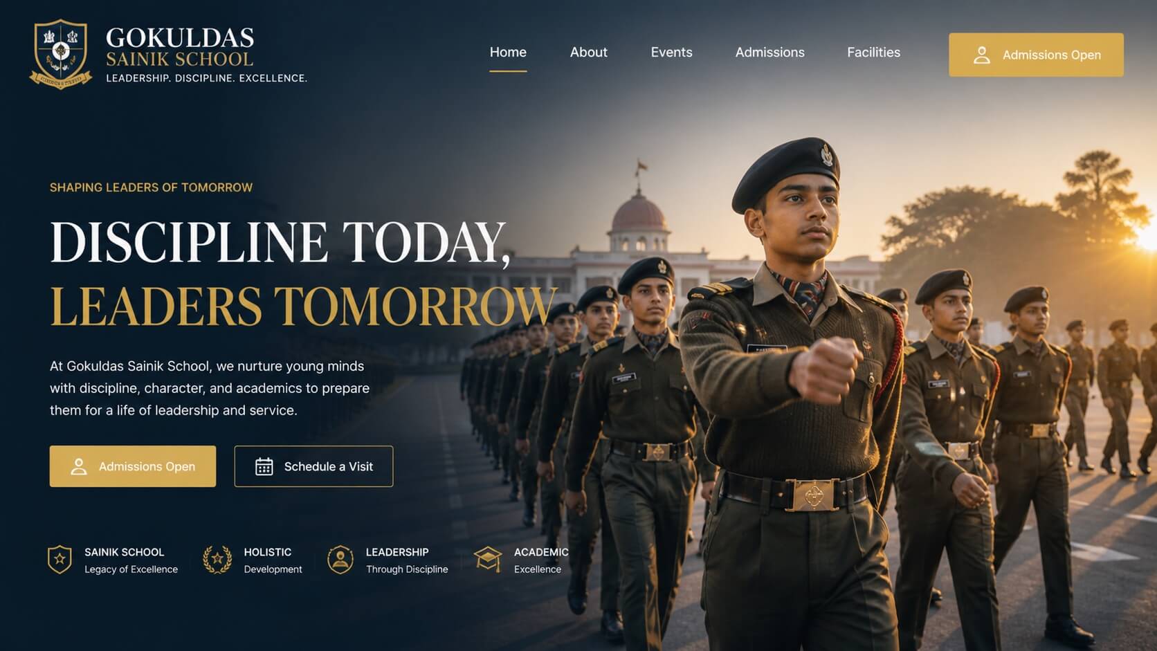 Gokuldas Sainik School Educational Institution India