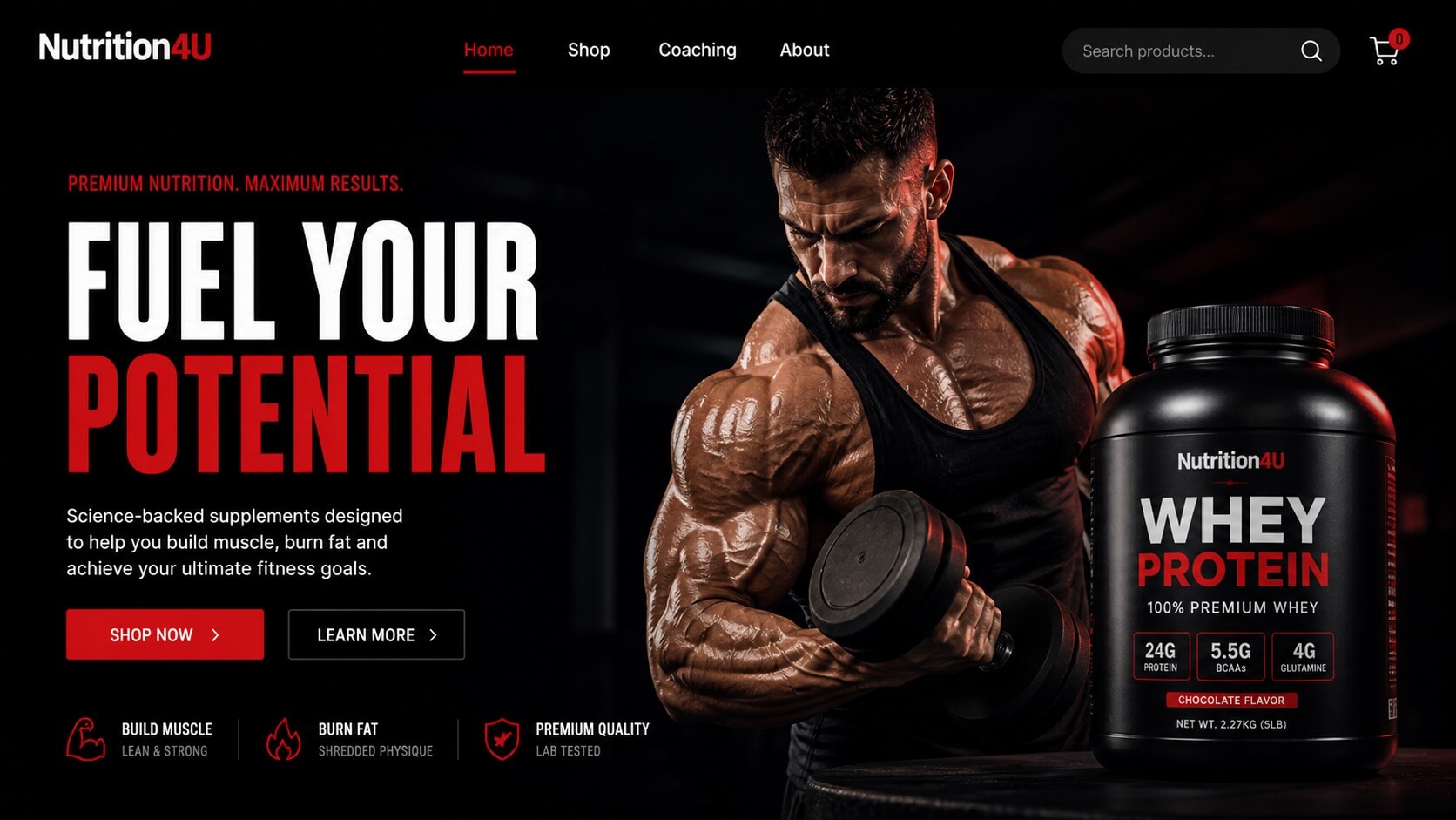 Nutrition4U - Supplement Brand Portugal